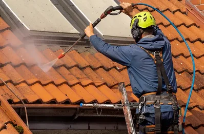 Démoussage et hydrofuge de toiture à Bocquegney